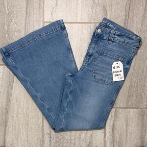 American Eagle Festival Flare Jeans Size 10 Short